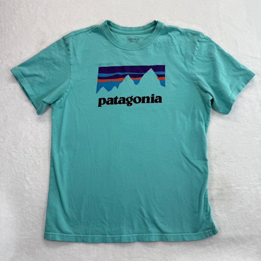 Patagonia Graphic T-Shirt Organic Cotton Short Sleeve Tee Top Small